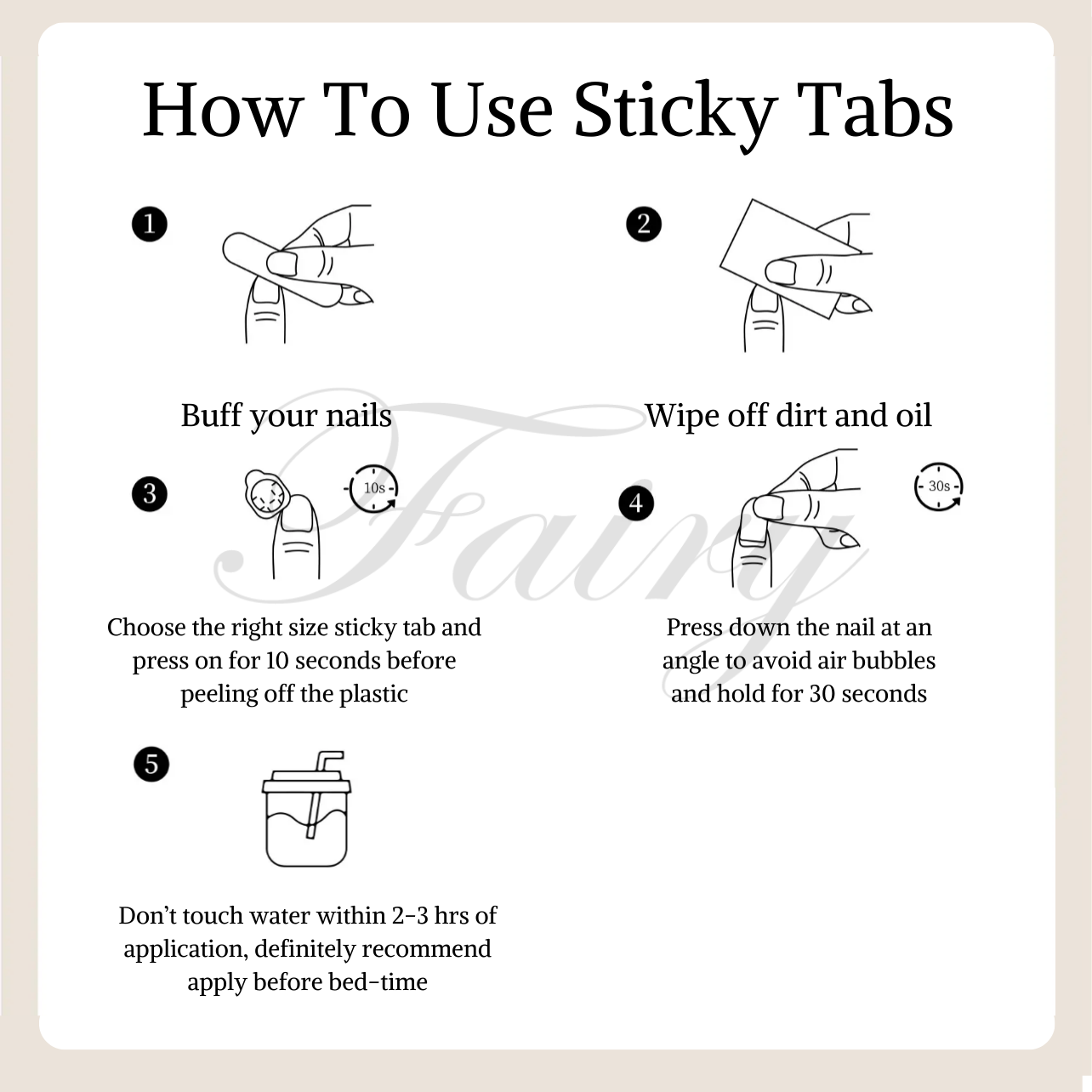 Upgraded Long Lasting Waterproof Sticky Tabs