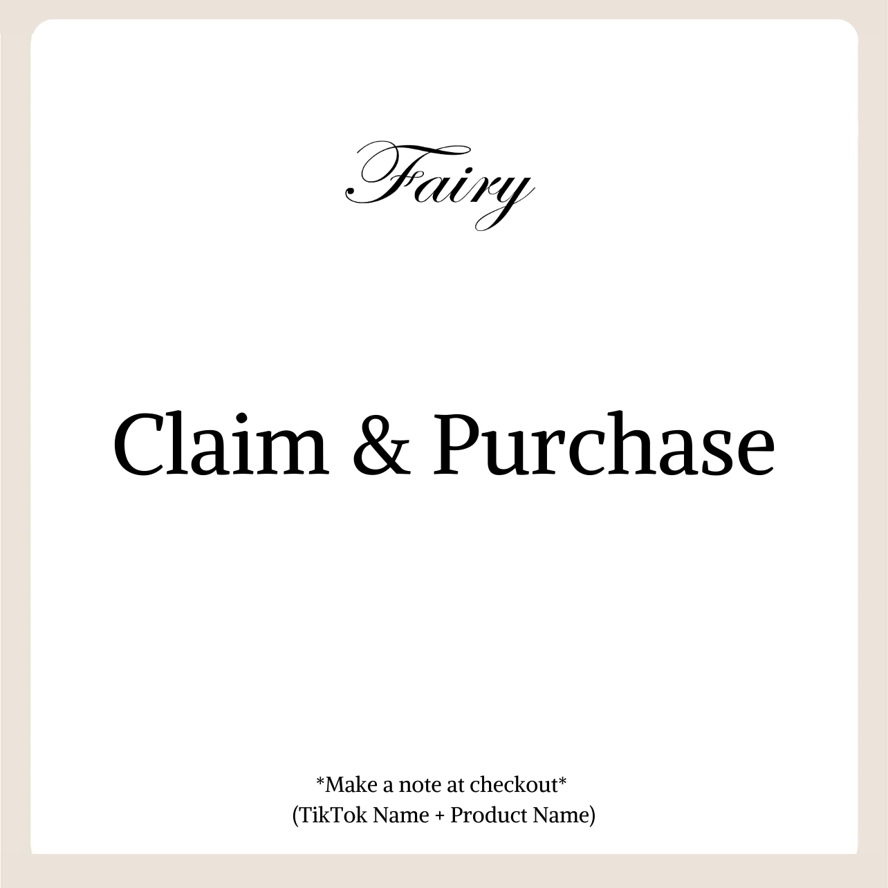 Claim and Purchase