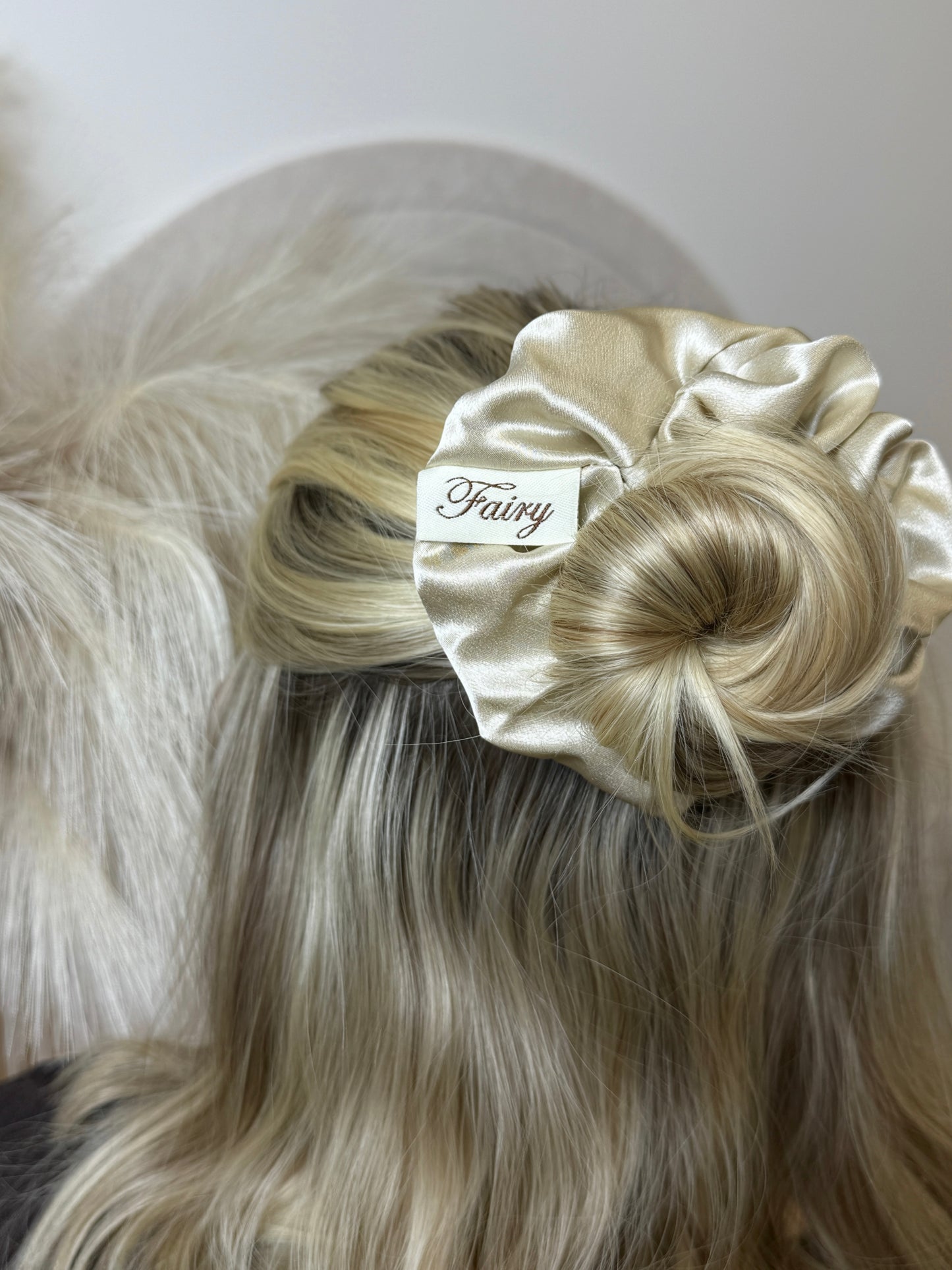 Multi Large Silk Scrunchies