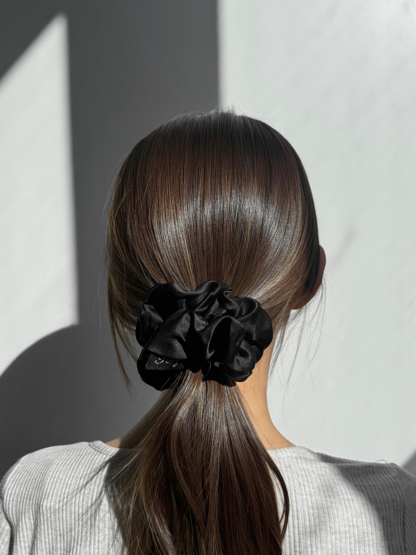 Multi Large Silk Scrunchies