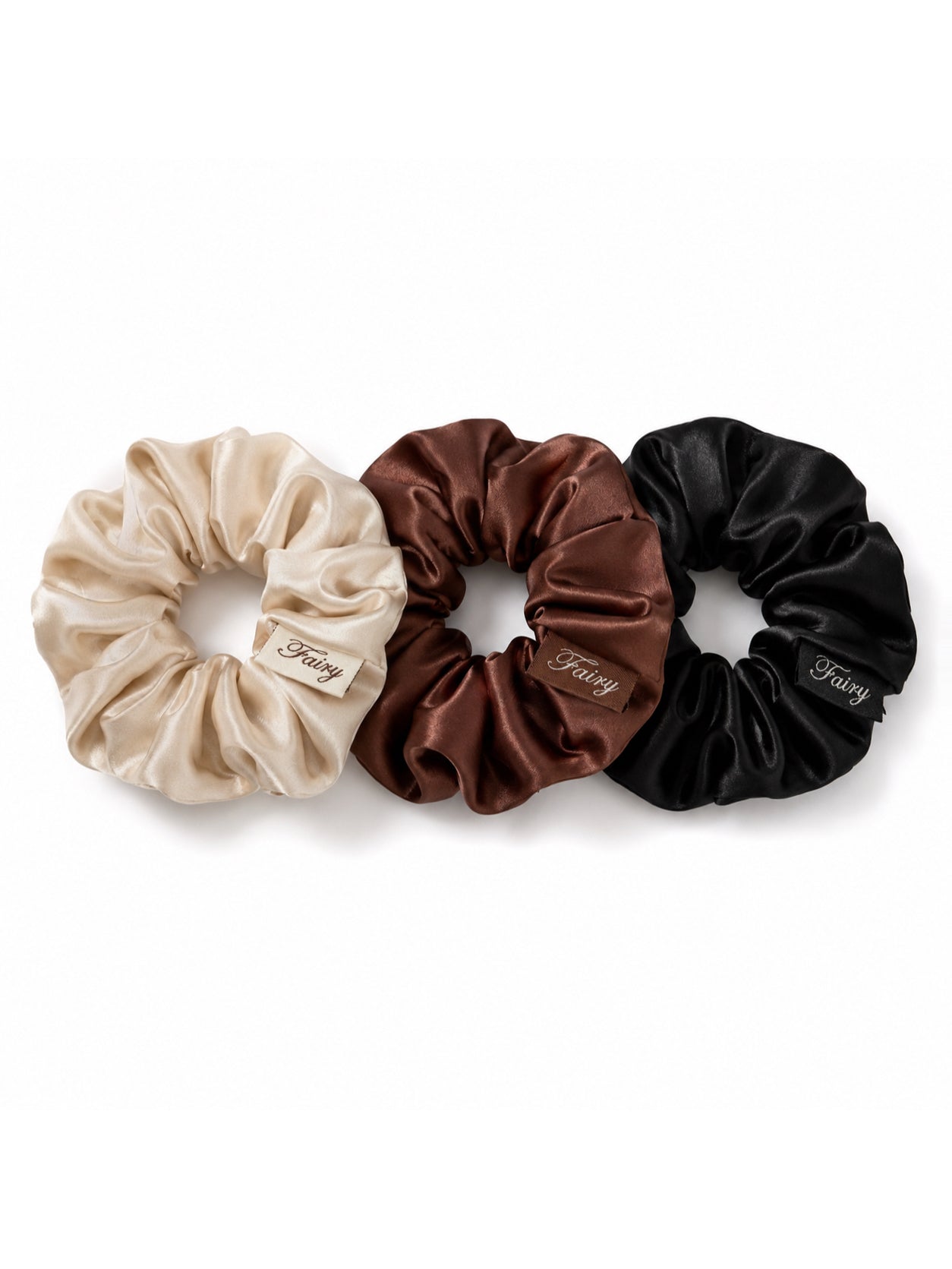 Silk Large Scrunchies