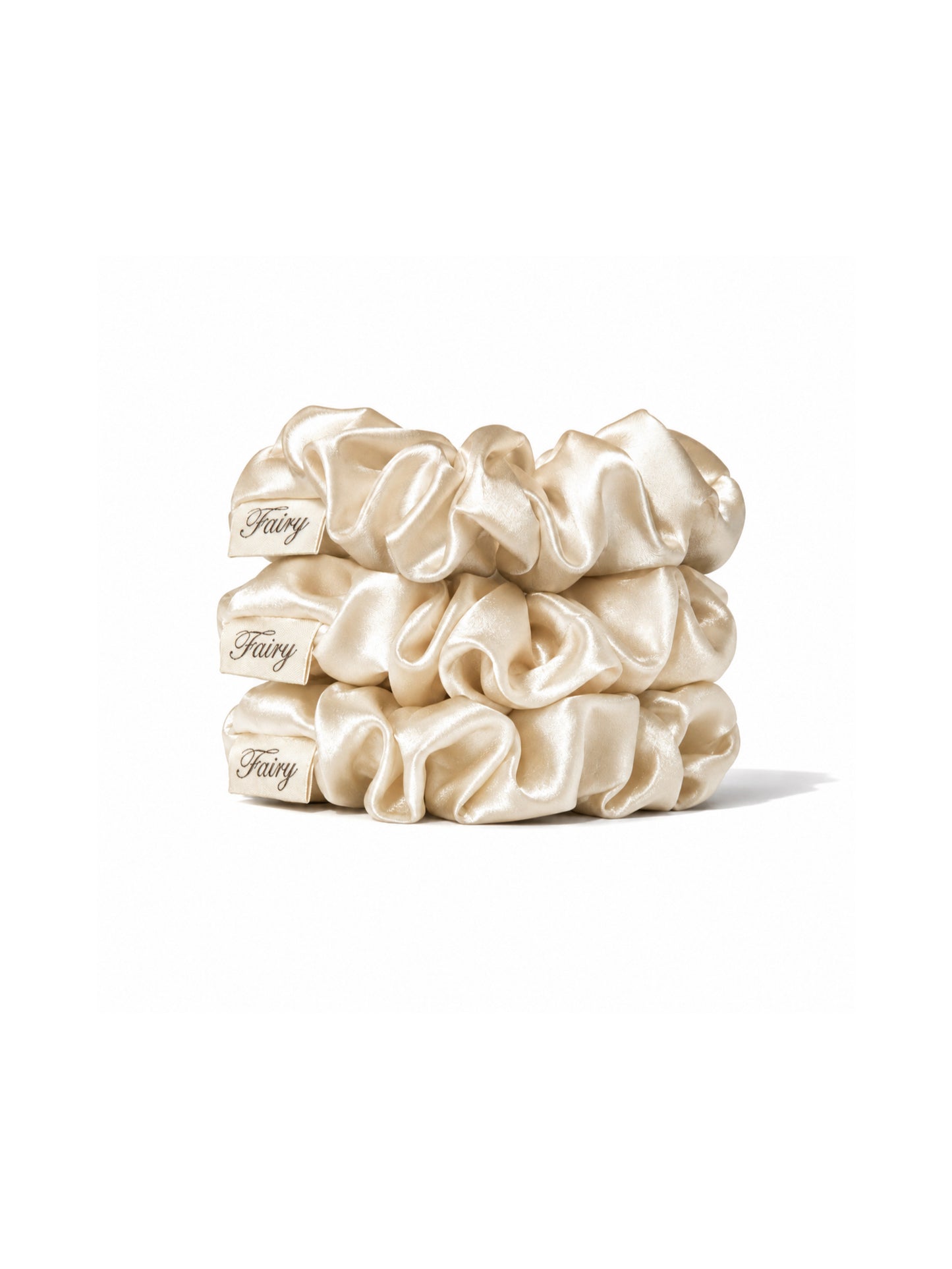Multi Large Silk Scrunchies