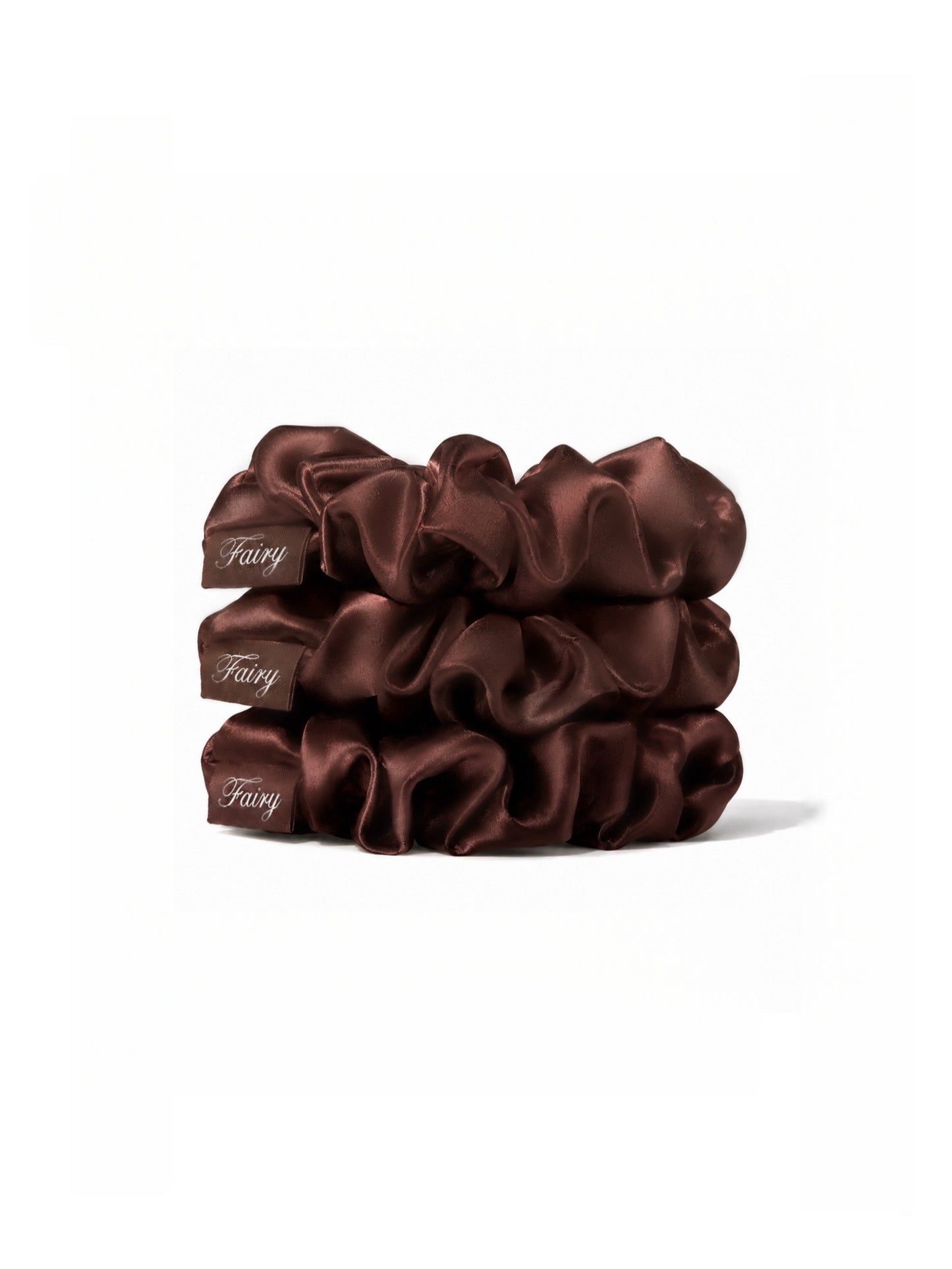 Multi Large Silk Scrunchies