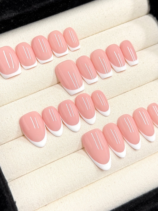 French Tip [Pink Base]