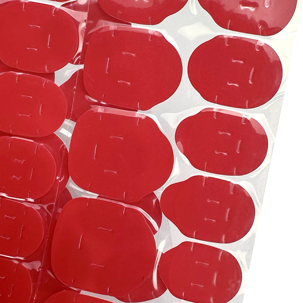 Ultra Hold Waterproof Red Sticky Tabs