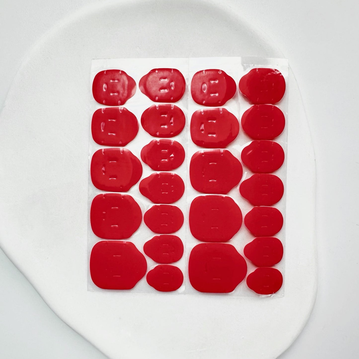 Ultra Hold Waterproof Red Sticky Tabs