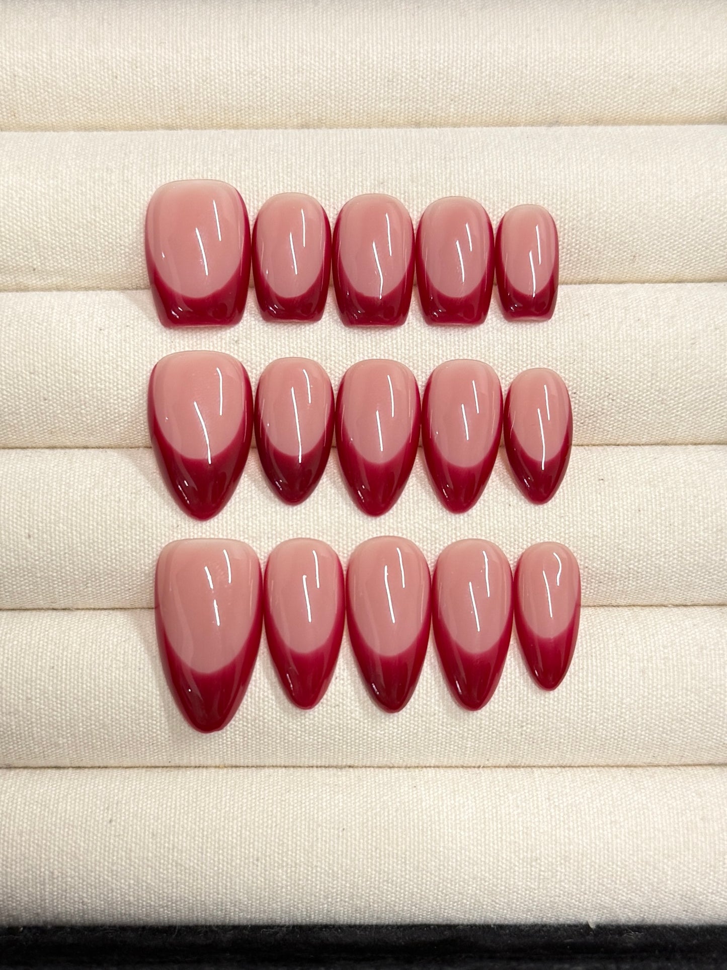 Burgundy French Tip