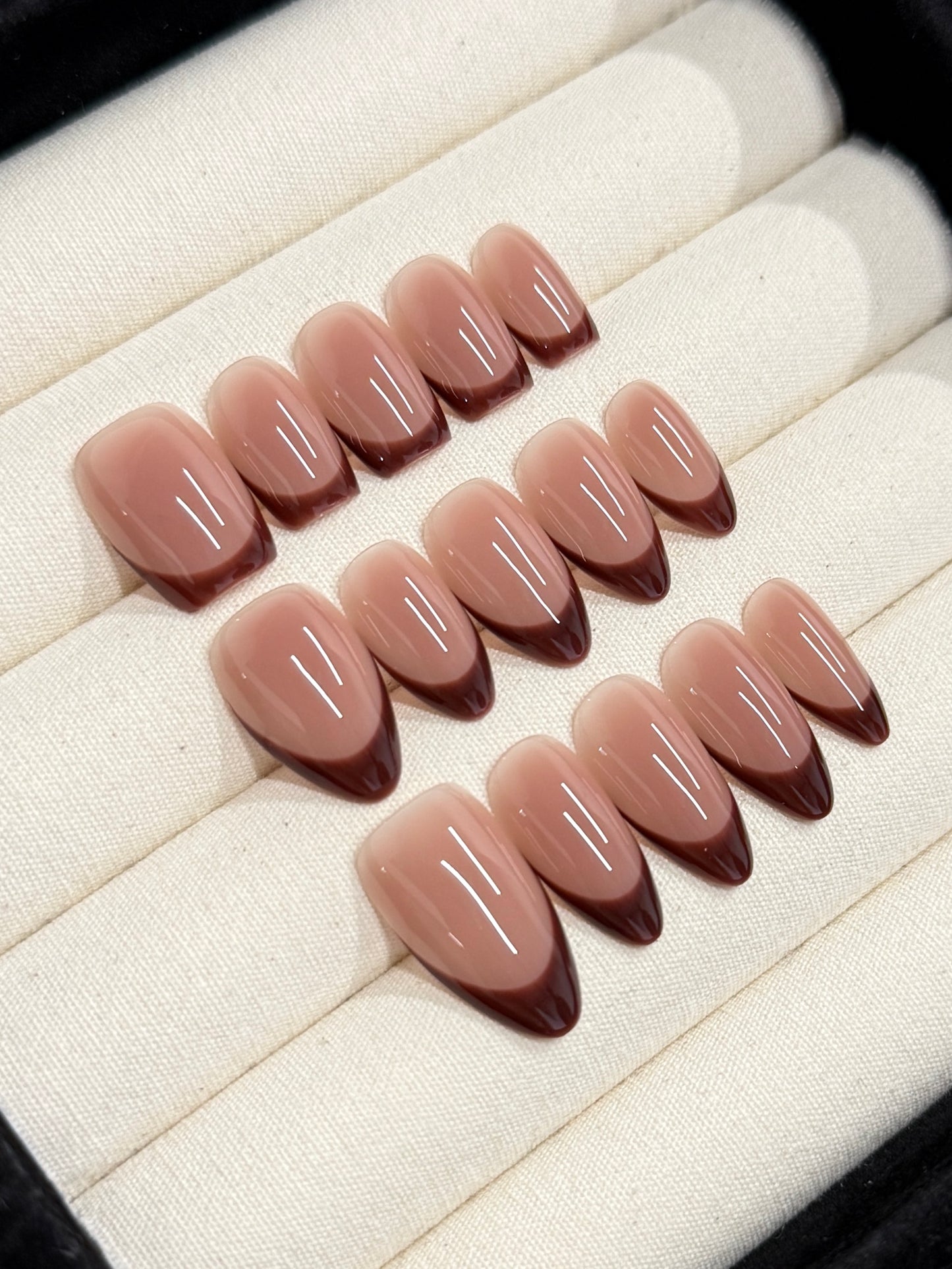 Brown French Tip