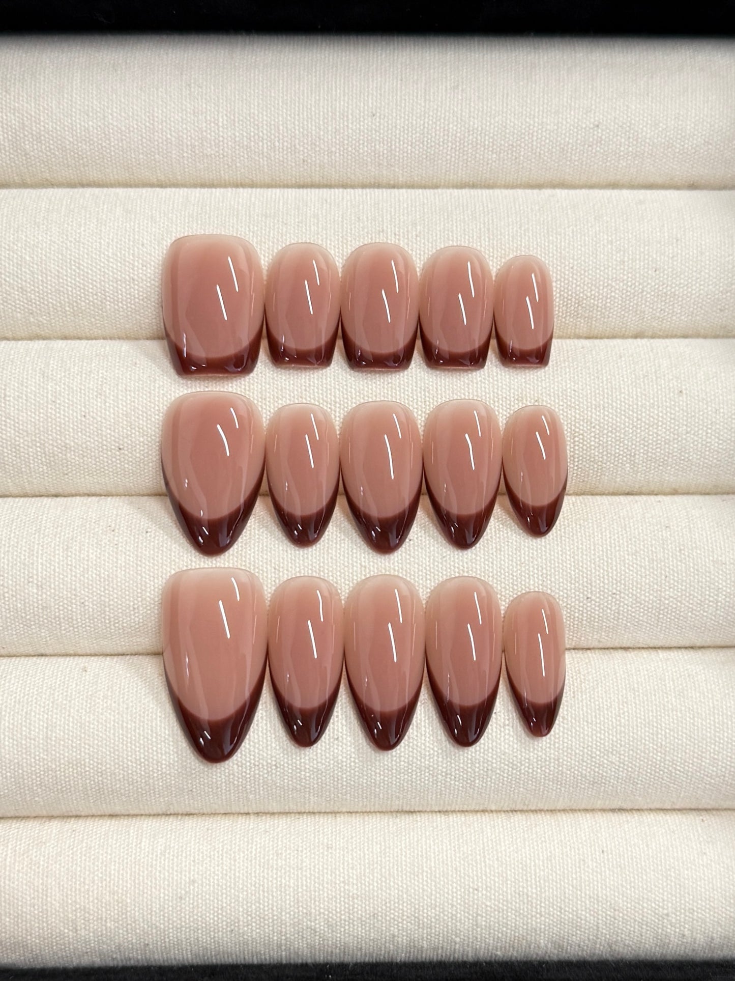 Brown French Tip